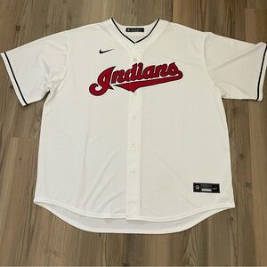 Nike MLB Cleveland Indians White Baseball Jersey Size XXL